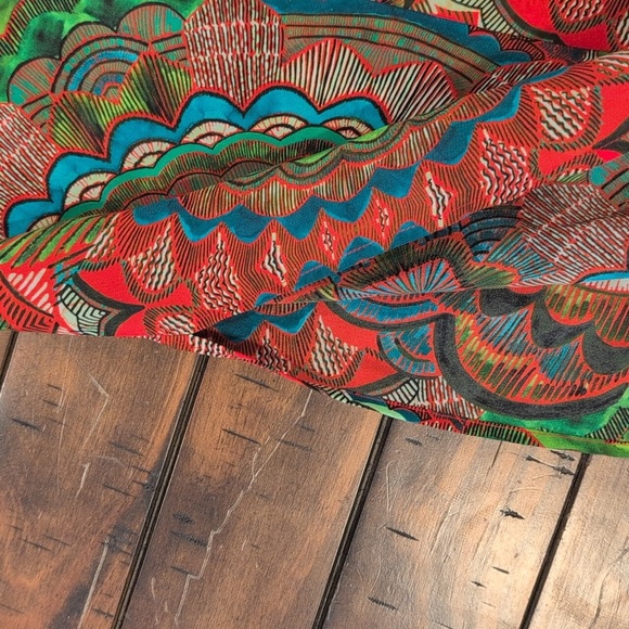 SALONI Multicolor Silk Paisley XS/S Midi Dress Size 2 (FR 36) - Picture 6 of 13